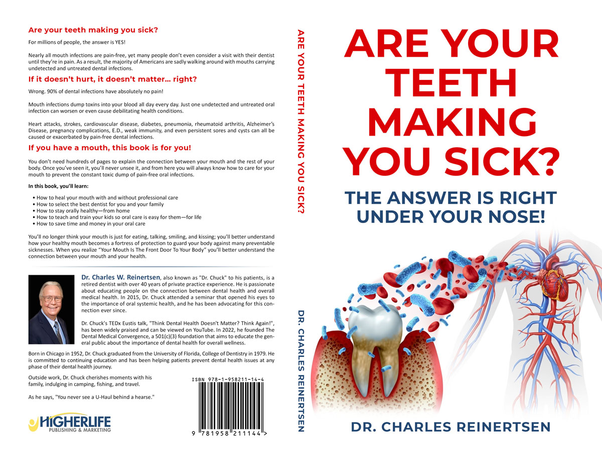  front and back cover of book "Are Your Teeth Making You Sick?"